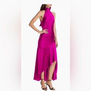Frame Magenta Silk Dress